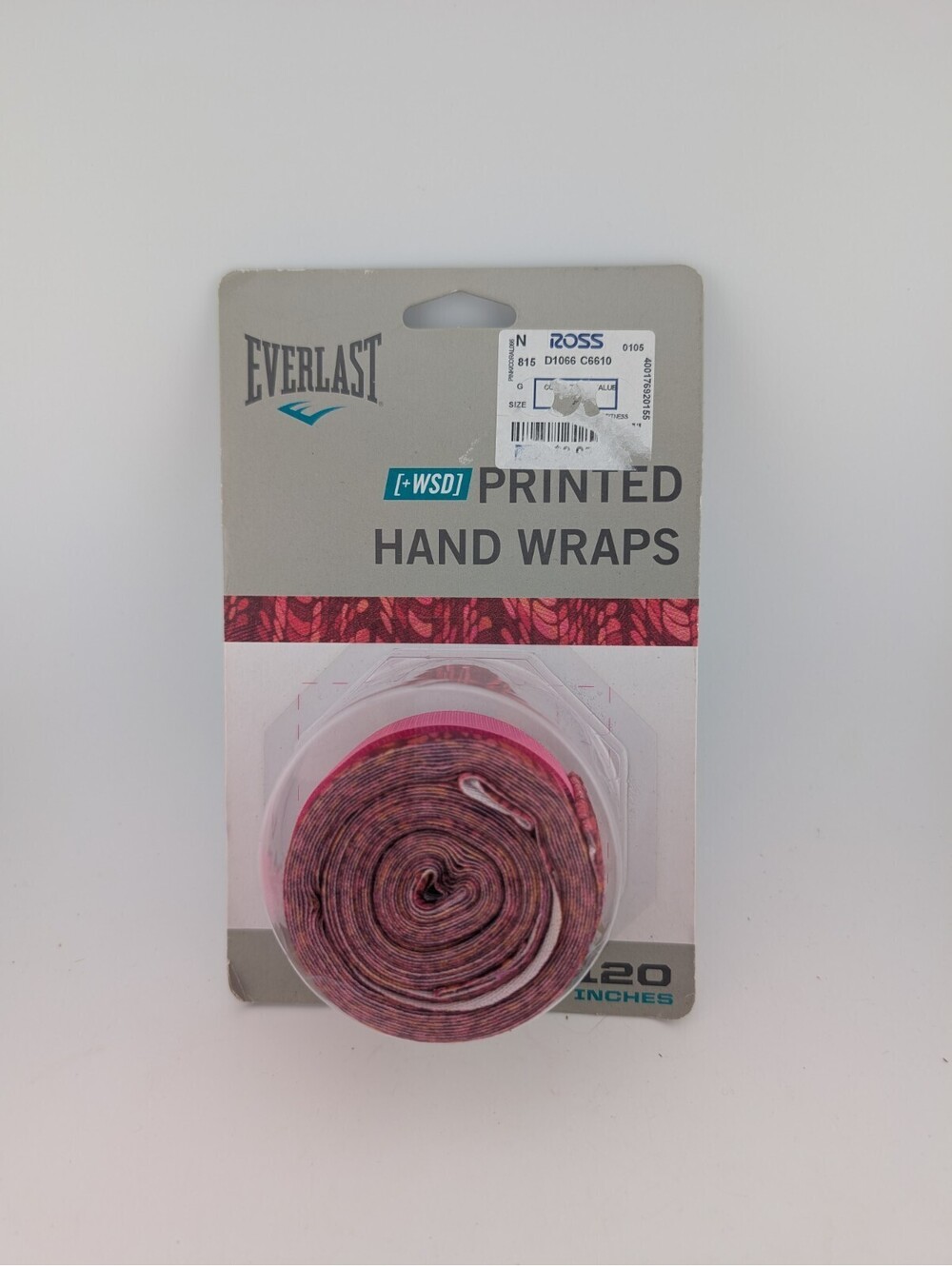 Everlast Pink Printed Hand Wraps +WSD 120 Inches Boxing MMA Fitness
